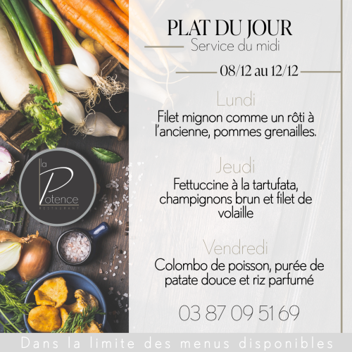 Image de Plats de la semaine