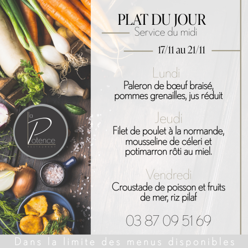 Image de Plats de la semaine